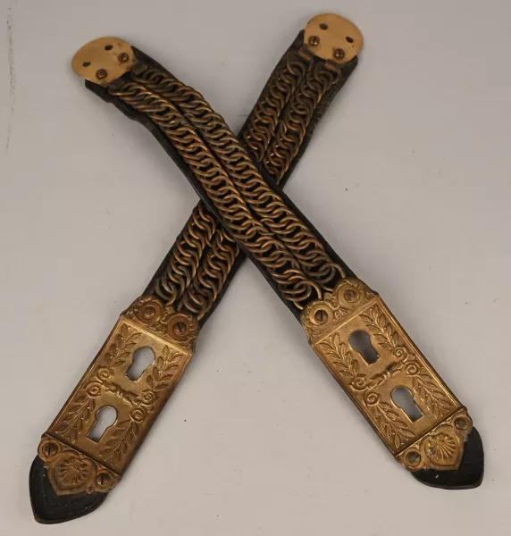 French Cuirasse Straps for Officer Model 1855 Visuel 1 principal